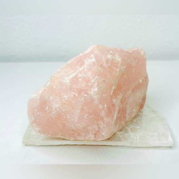Rose Quartz Large Raw Chunk #1 - Picture 3 of 4